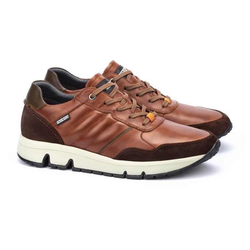 Men's Pikolinos FERROL Sneakers Brown | NZ O23QA09